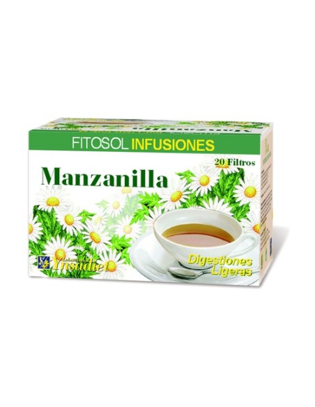 Infusiones Manzanilla 20 bolsitas infusoras Fitosol