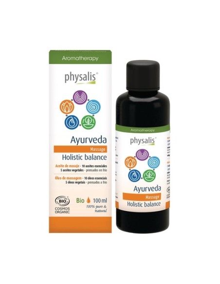Ayurveda holistic balance aceite masaje Bio 100 ml de aceite esencial Physalis