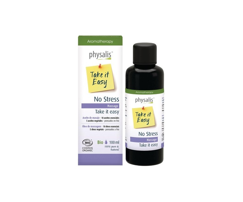 No stress aceite de masaje Bio 100 ml de aceite esencial Physalis