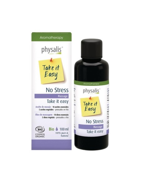 No stress aceite de masaje Bio 100 ml de aceite esencial Physalis