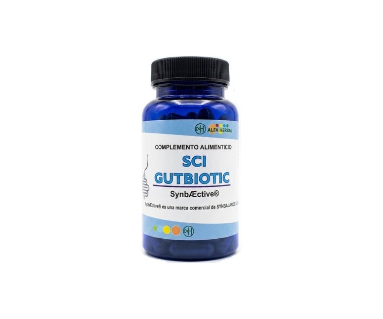 Sci gutbiotic probiotico 30 cápsulas vegetales Alfa Herbal