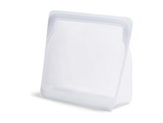 Bolsa de silicona grande blanca stand up 21x24 cm