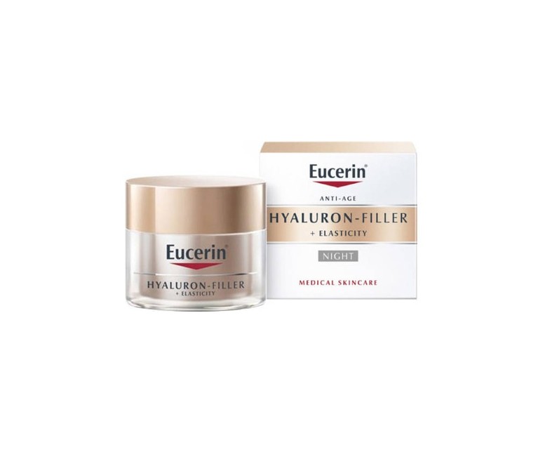 Crema de noche hyaluron-filler + elasticity 50 ml de crema Eucerin