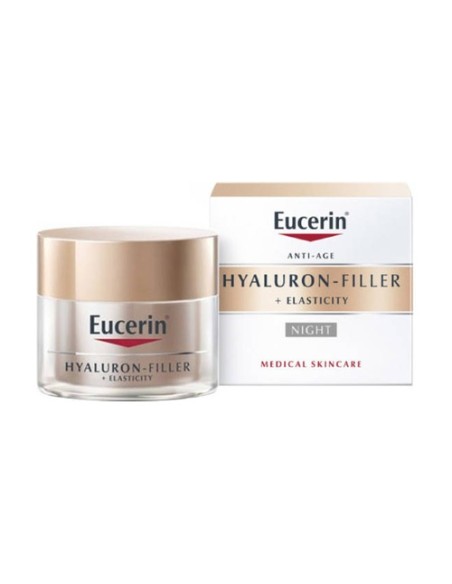 Crema de noche hyaluron-filler + elasticity 50 ml de crema Eucerin