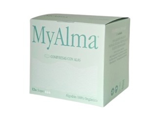 Compresas regulares de algodón 100% orgánico