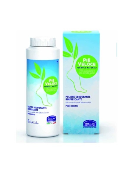 Pie veloce Desodorante en polvo refrescante 75 g Helan