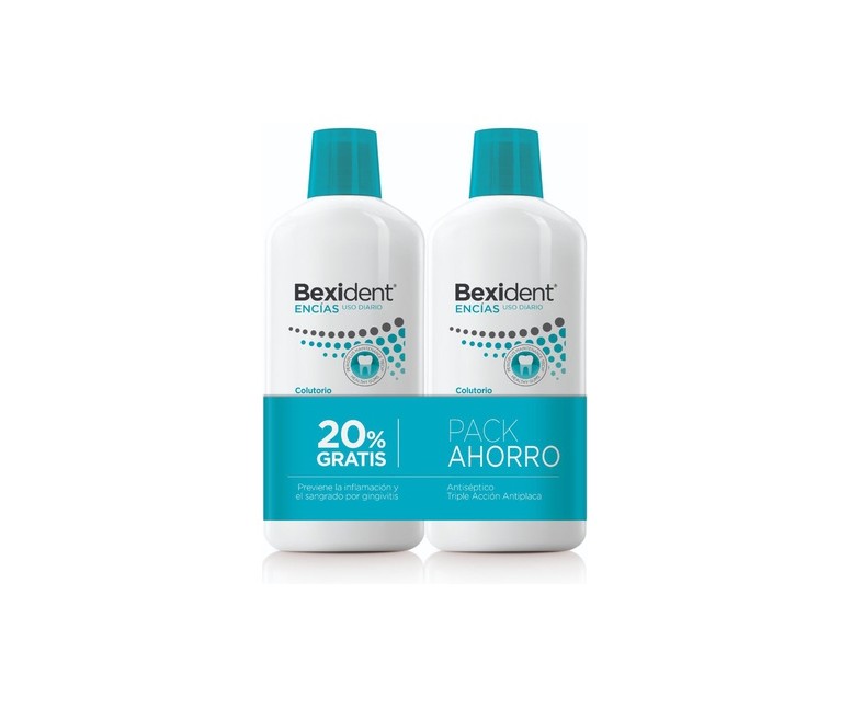 Duo Bexident Encías Uso Diario Colutorio 2 unidades de 500ml Isdin