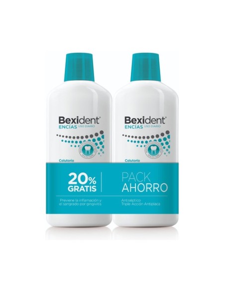 Duo Bexident Encías Uso Diario Colutorio 2 unidades de 500ml Isdin