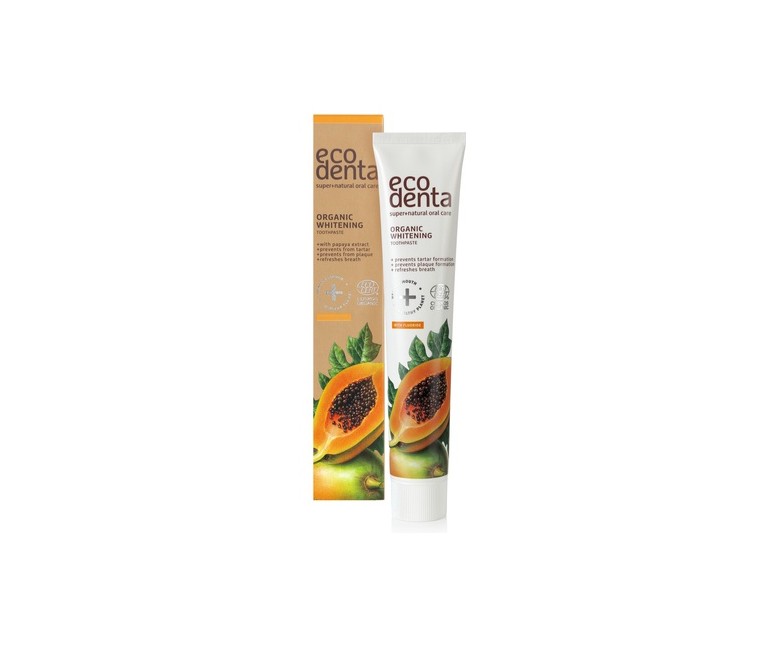 Dentífrico blanqueante Papaya 75 ml Ecodenta