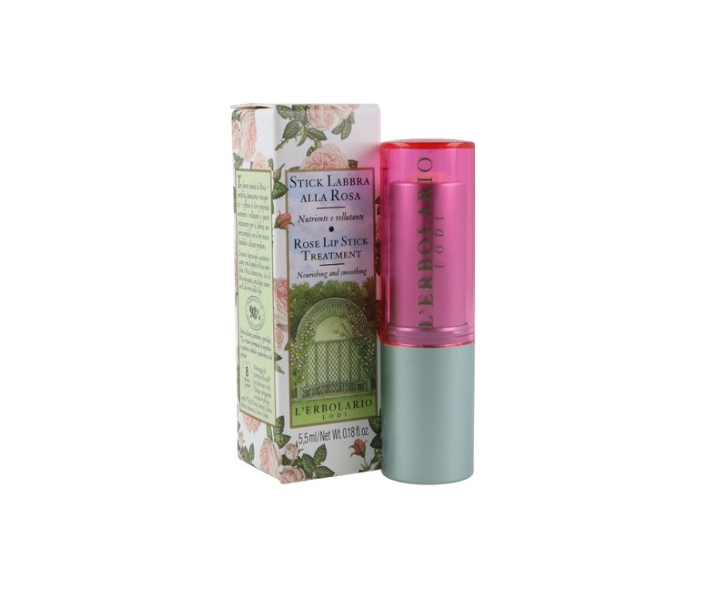 Barra de labios Rosa con Rose 5,5 ml L'Erbolario