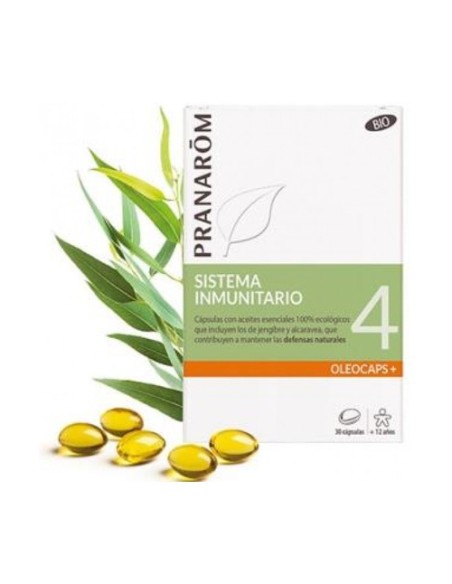 Oleocaps 4 - Sistema inmunitario Bio 30 cápsulas Pranarom