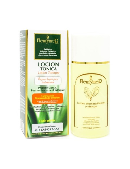 Loción tónica desmaquillante piel mixta-grasa 200 ml Fleurymer
