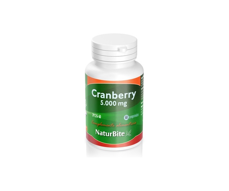 Cranberry (Arándano Rojo) 60 comprimidos de 5000mg Naturbite