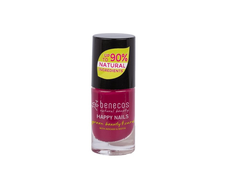 Esmalte de uñas rosa oscuro (orquídea salvaje) 8-FREE 5 ml Benecos