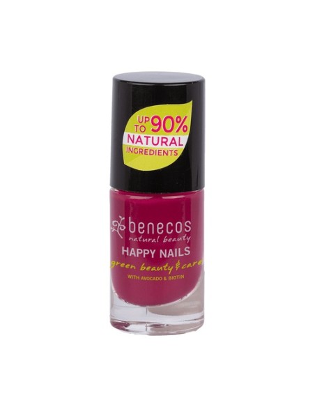 Esmalte de uñas rosa oscuro (orquídea salvaje) 8-FREE 5 ml Benecos