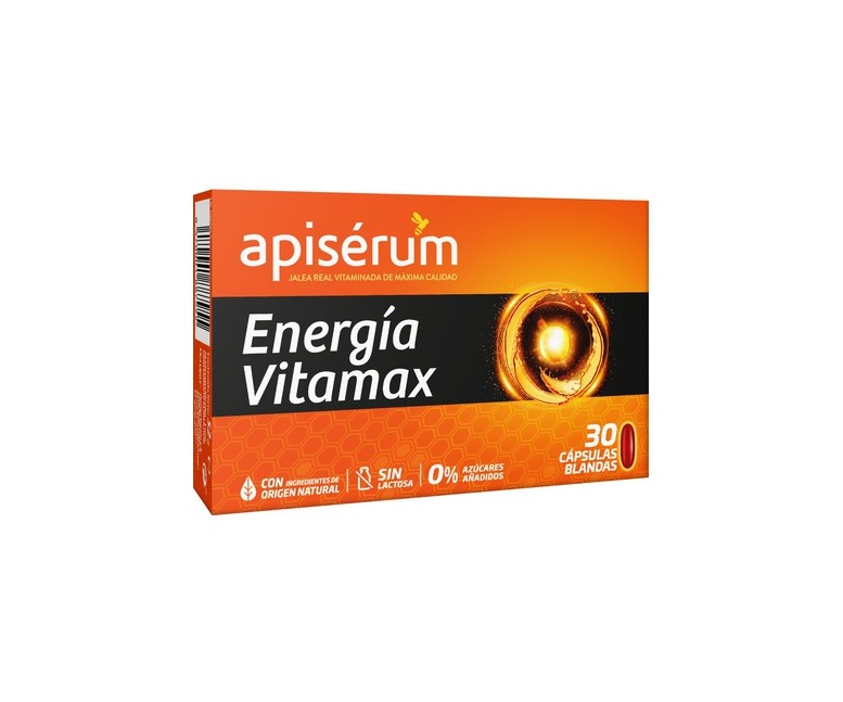 Apiserum Energia Vitamax 30 cápsulas Apiserum