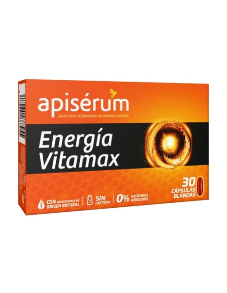 Apiserum Energia Vitamax 30 cápsulas Apiserum