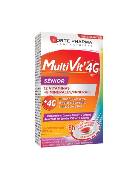 Multivit 4G Senior 30 comprimidos Forté Pharma
