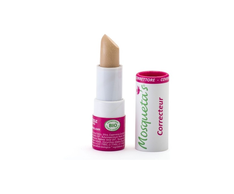 Corrector en barra beige claro Bio 3,5 g Mosqueta's