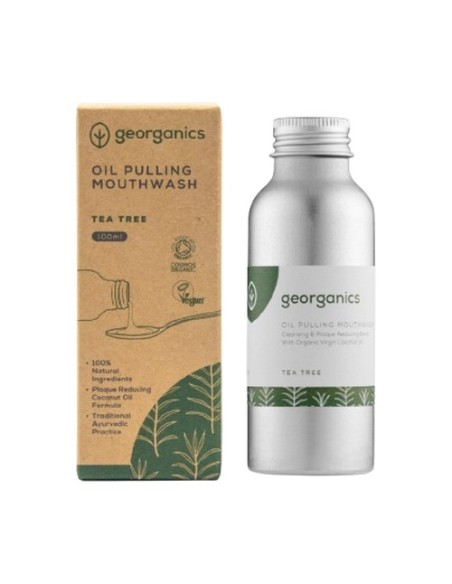 Enjuague bucal de aceite de árbol de té 100 ml Georganics