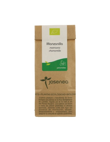 Manzanilla 10 bolsitas infusoras Josenea