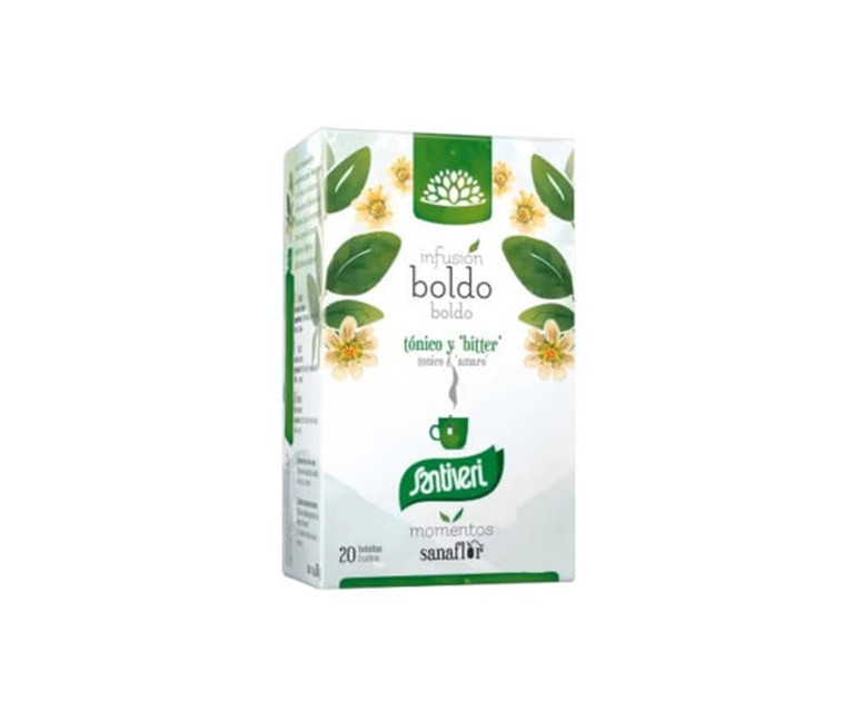 Boldo Infusión Sanaflor 20 bolsitas infusoras Santiveri