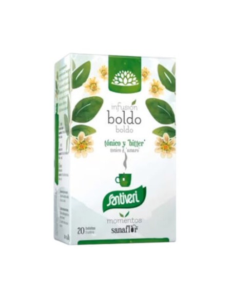 Boldo Infusión Sanaflor 20 bolsitas infusoras Santiveri