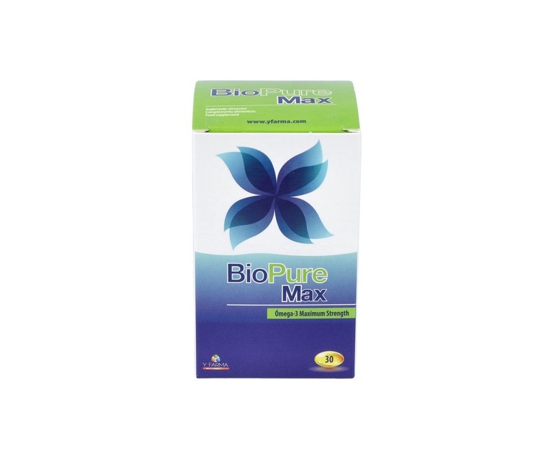 Bio pure max omega 3 30 cápsulas Yfarma