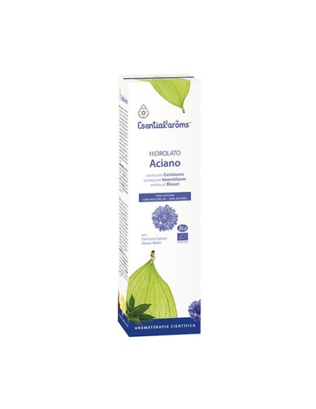 Agua Floral Hidrolato Aciano Bio 100 ml de agua floral Esential Aroms