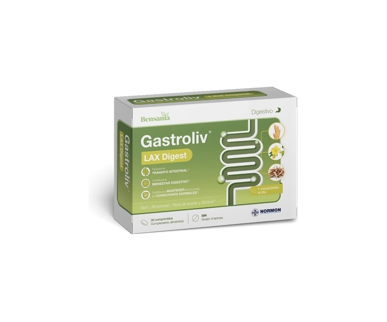 Gastroliv Lax Digest 30 comprimidos Bensania