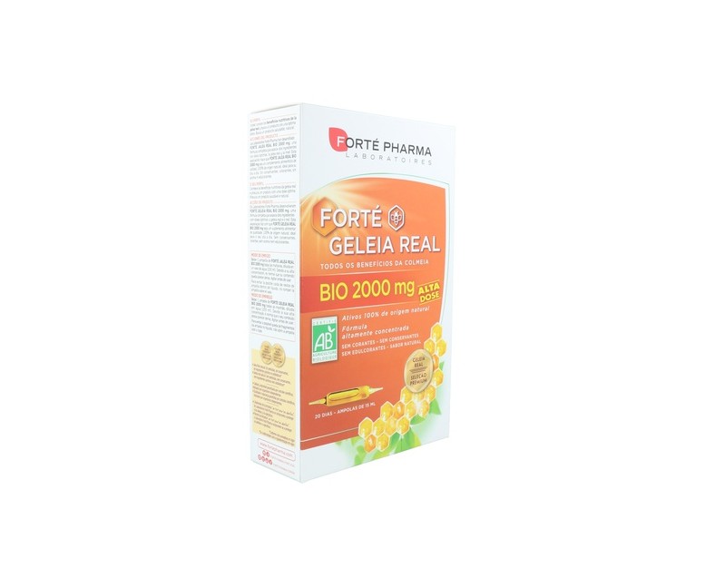 Forté Jalea Real 2000 Mg Bio 20 ampollas Forté Pharma