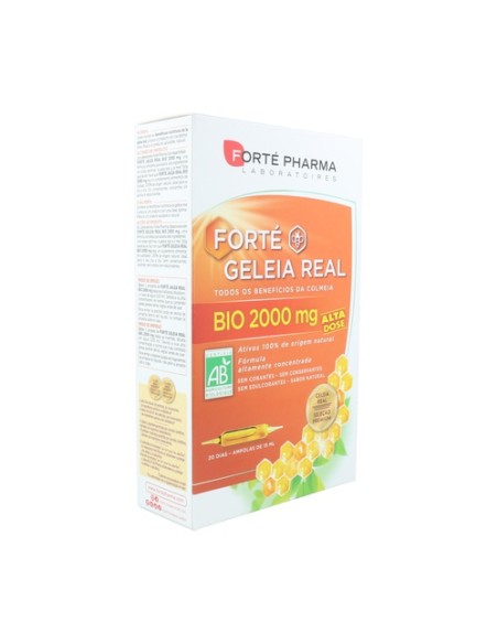 Forté Jalea Real 2000 Mg Bio 20 ampollas Forté Pharma