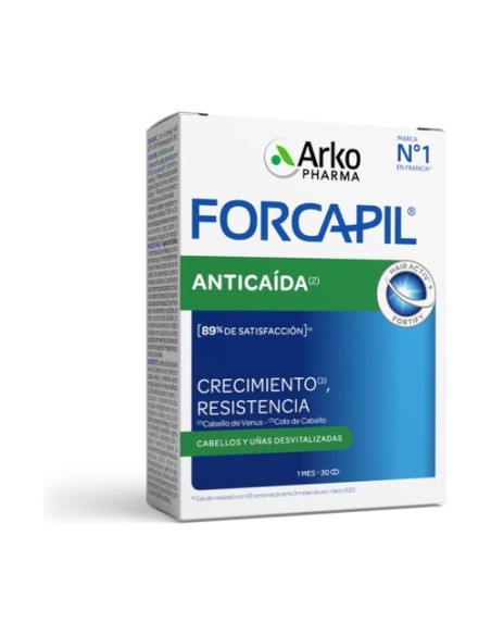 Forcapil Anti-Caída Del Cabello 30 comprimidos Arkopharma