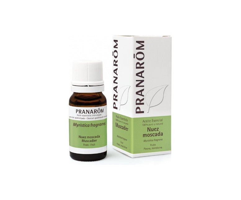Aceite esencial de fruto de nuez moscada 10 ml de aceite esencial Pranarom
