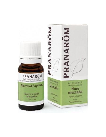 Aceite esencial de fruto de nuez moscada 10 ml de aceite esencial Pranarom