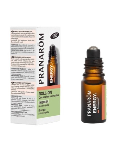 Aromaboost roll-on energy Bio (energía) 5 ml Pranarom