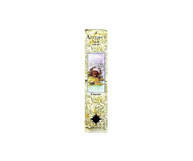 Incienso stick horóscopo cáncer lilas 15 unidades (Castaño) Radhe Shyam