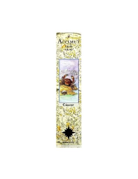 Incienso stick horóscopo cáncer lilas 15 unidades (Castaño) Radhe Shyam