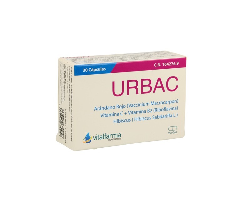 Urbac 30 cápsulas Vitalfarma