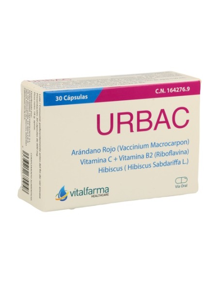 Urbac 30 cápsulas Vitalfarma