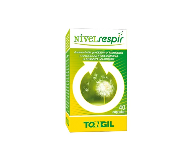 Nivelrespir 40 cápsulas de 730mg Tongil