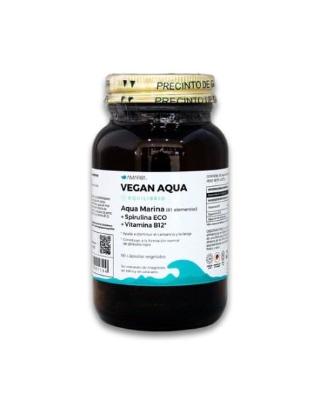 Vegan Aqua (equilibrio-energía) 60 cápsulas vegetales de 714.5 mg Amar81