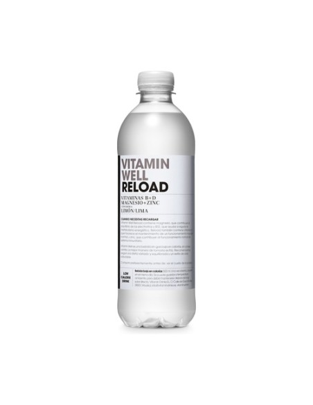 Bebida deportiva Reload lima y limón 500 ml (Limón - Lima) Vitamin Well