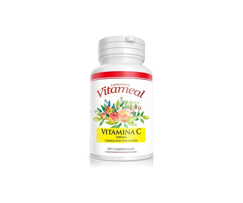 Vitamina C Liberación Sostenida 100 comprimidos de 1000mg Vitameal