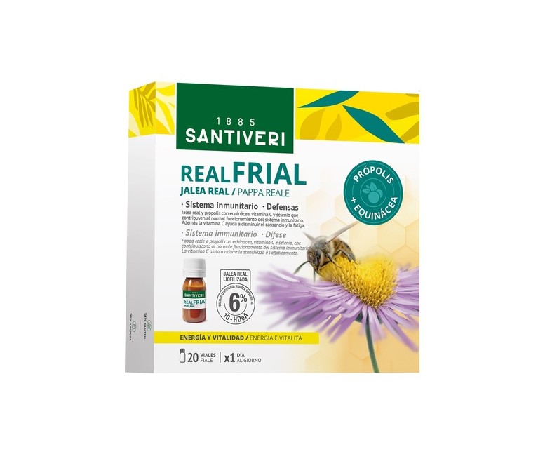 Realfrial própolis equinacea 20 viales (Miel) Santiveri
