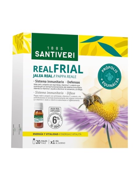 Realfrial própolis equinacea 20 viales (Miel) Santiveri