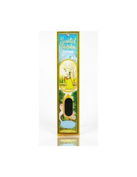 Incienso en stick scented garden patchouli 12 sticks Radhe Shyam