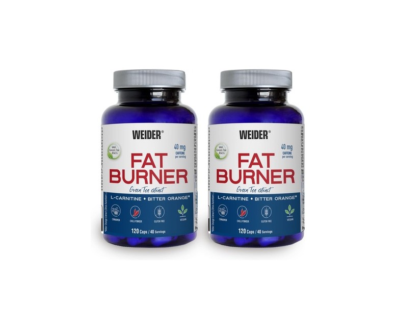 Pack Duo Fat Burner 120 cápsulas Weider