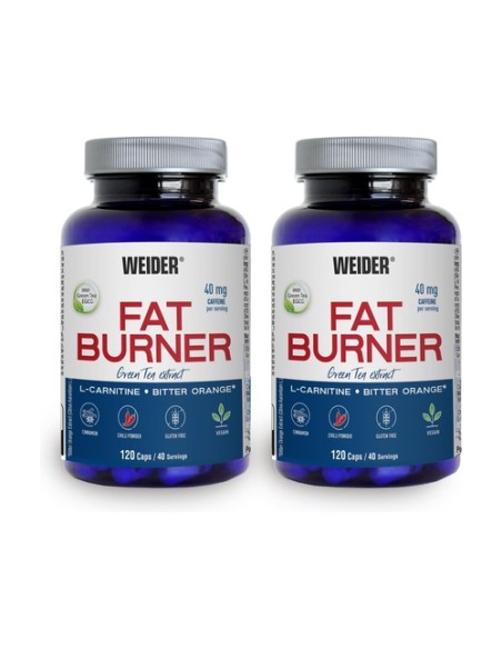 Pack Duo Fat Burner 120 cápsulas Weider