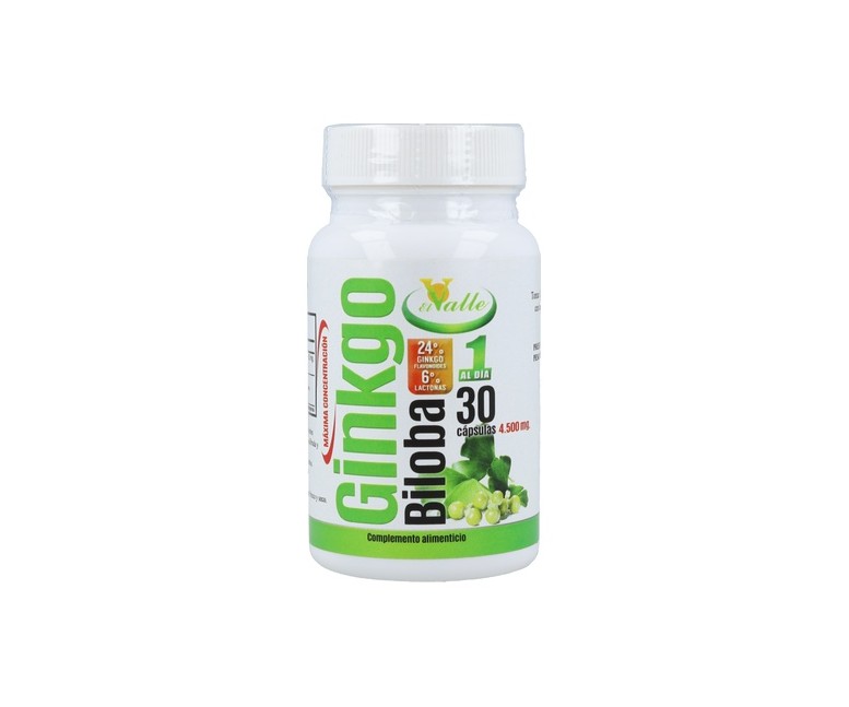 Ginkgo Biloba 30 cápsulas El Valle